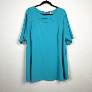 Isaac Mizrahi Short Sleeve Tunic Size 3X